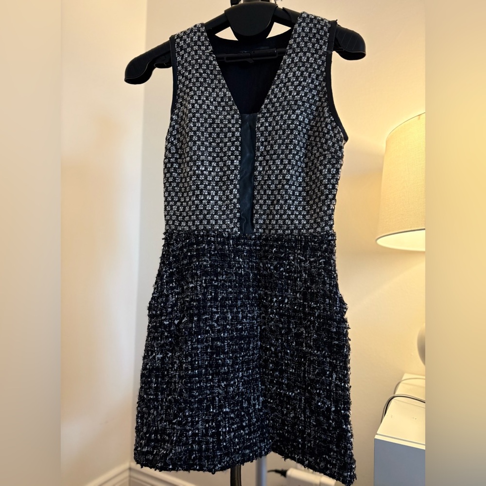 Armani Exchange Black and Gray Dress